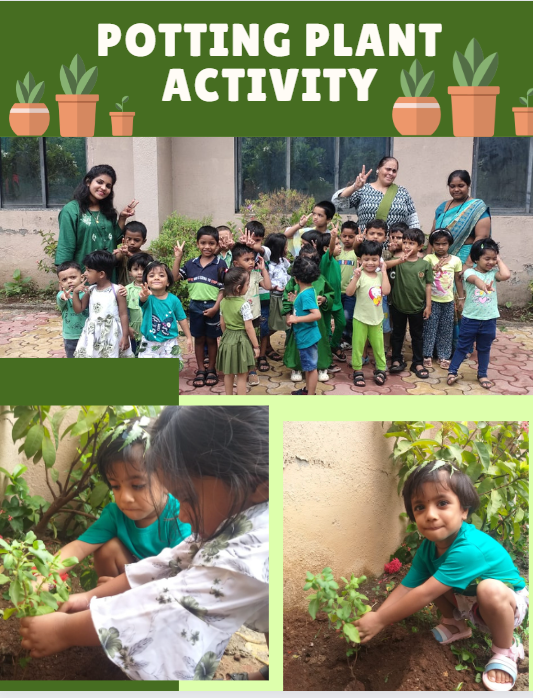 Potting Plant Activity - Pre Primary Section